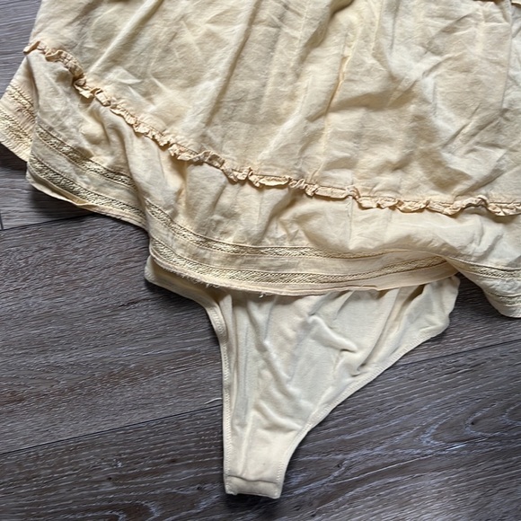 Intimately Free People Trust Me Bodysuit Tank in Yellow - Picture 6 of 11